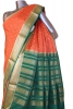 Grand Zari Checks Zari Butta Finest Pure Mysore Crepe Silk Saree 